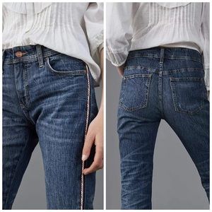 Anthropologie Blue Boyfriend Jeans